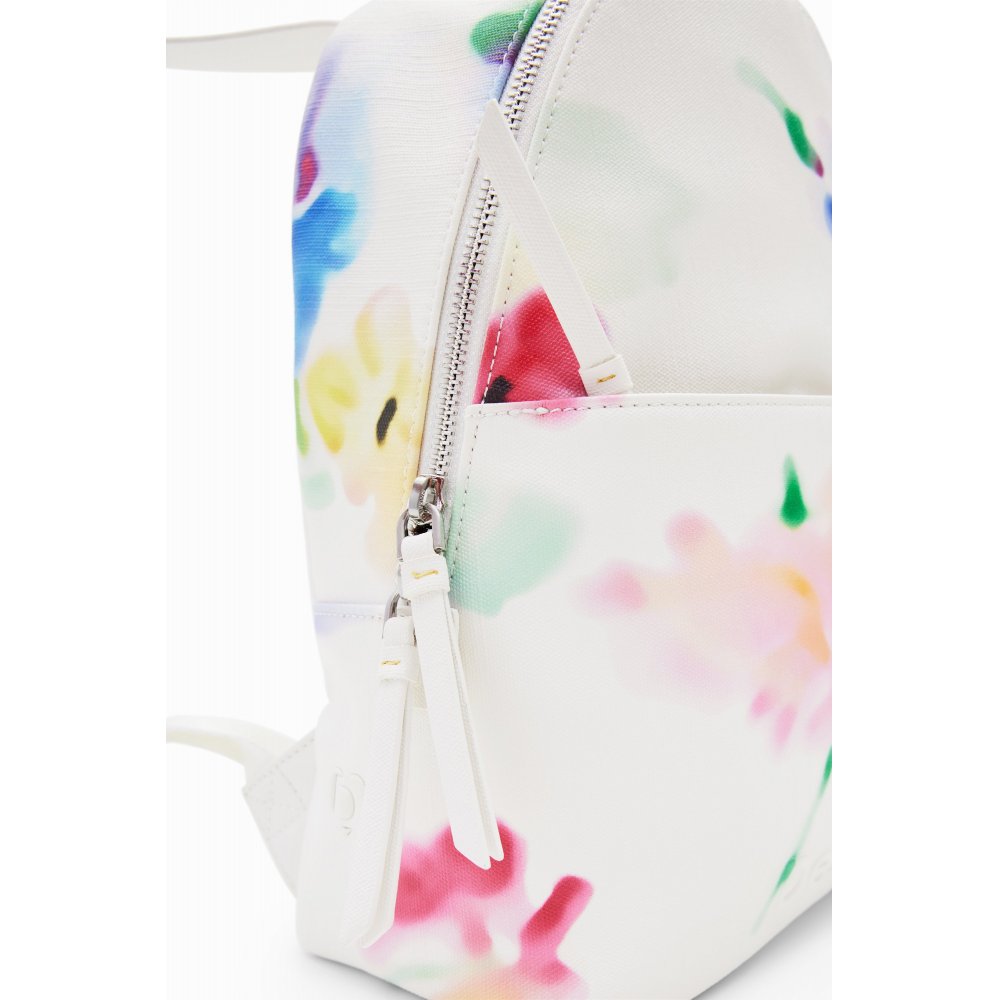 DESIGUAL WATERCOLOUR FLORAL BACKPACK