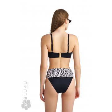 BLACK LEO HIGHWAIST SLIP