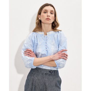 ΜΠΛΟΥΖΑ COTTON ΜΕ ΚΕΝΤΗΜΑ