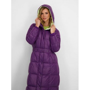 PUFFER JACKET ΜΑΚΡΥ ΜΕ ΖΩΝΗ