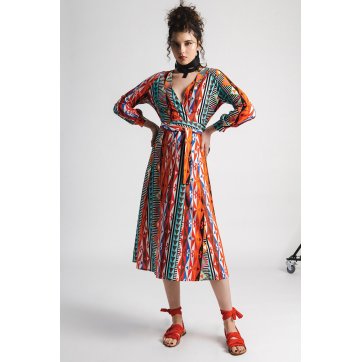 REYNOSA WRAP DRESS