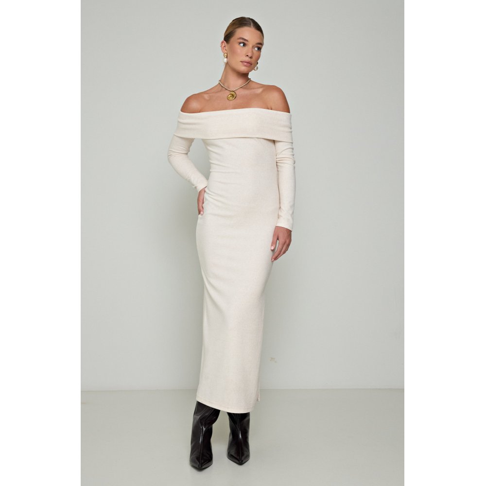 ΦΟΡΕΜΑ ΠΛΕΚΤΟ OFF SHOULDER