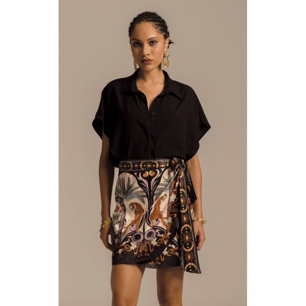 ANCESTRESS  WRAP SKIRT