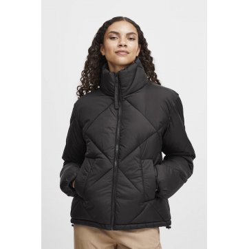 B.YOUNG PUFFER JACKET ΚΟΝΤΟ ΜΕ ΨΗΛΟ ΛΑΙΜΟ