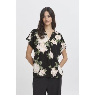B.YOUNG ΜΠΛΟΥΖΑ FLORAL VNECK