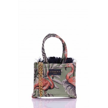 SORENA ISLA GREEN MINI TOTE BAG