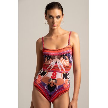 PEACE AND CHAOS FRACTAL SWIMSUIT