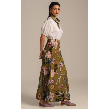 PEACE AND CHAOS DAHLIA MAXI SKIRT