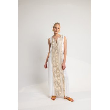 Open fashion ΦΟΡΕΜΑ ΑΜΑΝΙΚΟ ΜΕ ΧΡΥΣΟ ΚΕΝΤΗΜΑ